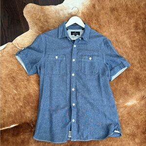 Buffalo David Bitton Denim Blue Casual Shirt